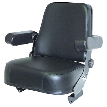 Aftermarket AMSS7107 Replacement Seat Assembly, Black Vinyl AMSS7107-ABL